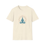 Blue Meditating Woman T-Shirt