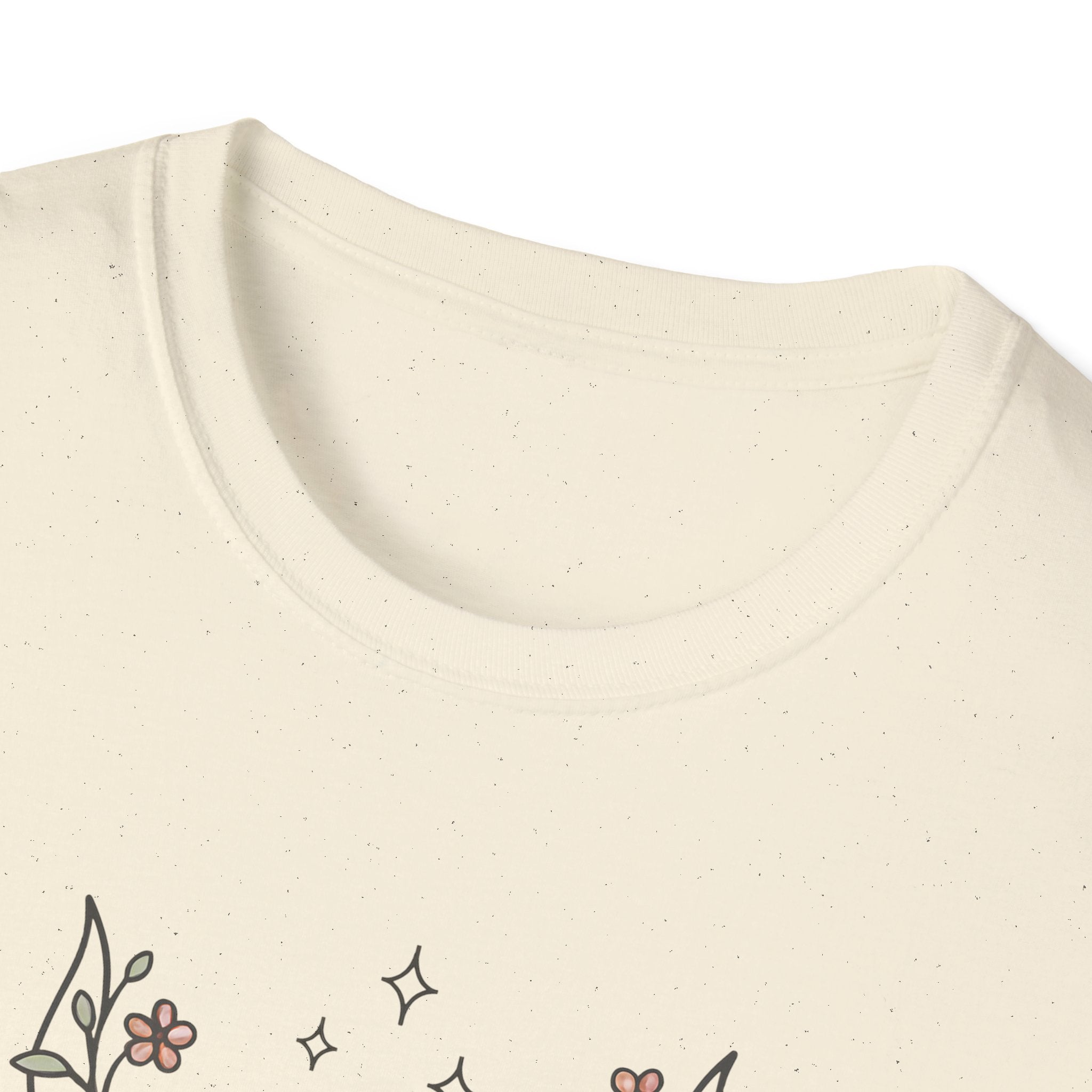 Floral deer skull T-Shirt