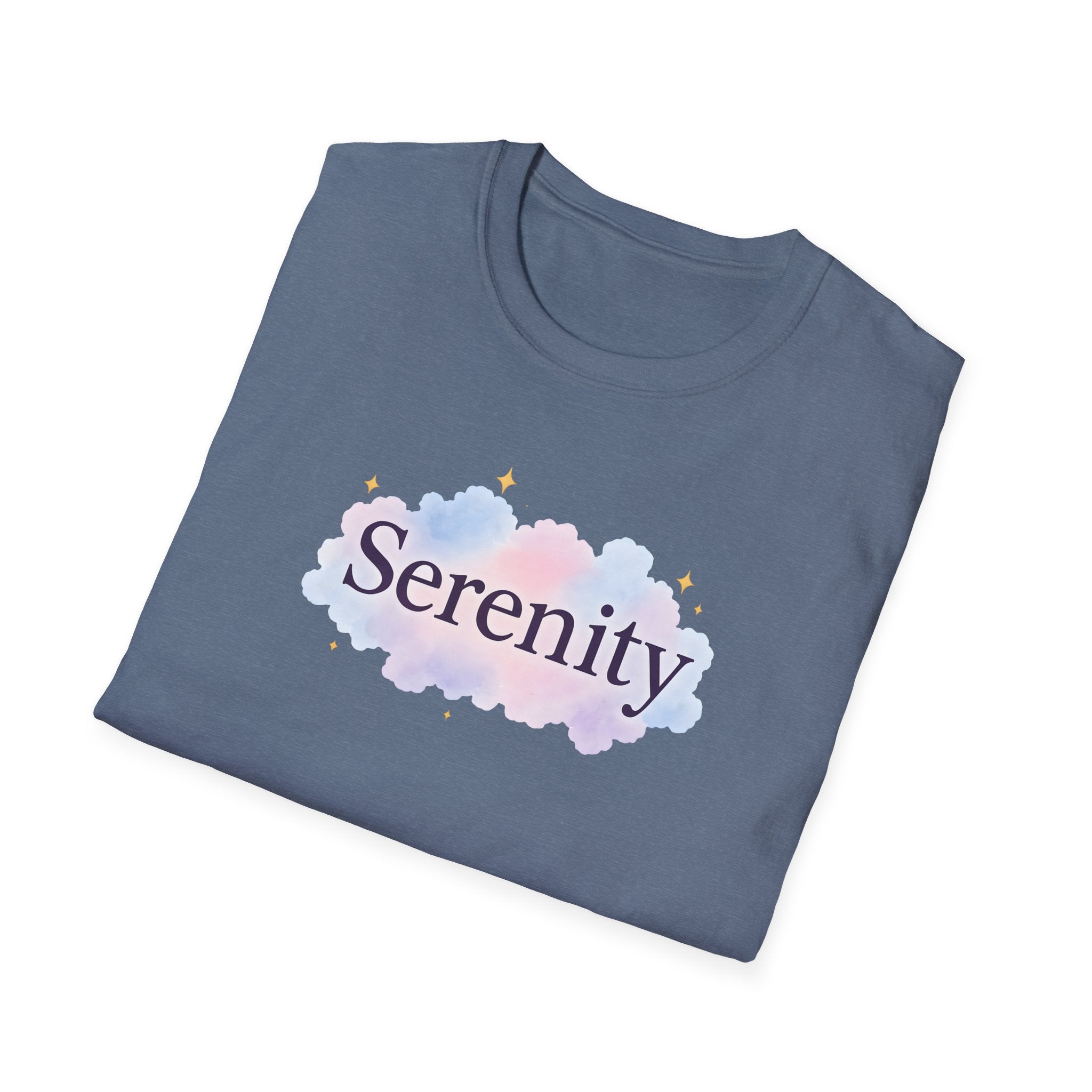 Serenity Cloud Illustration T-Shirt