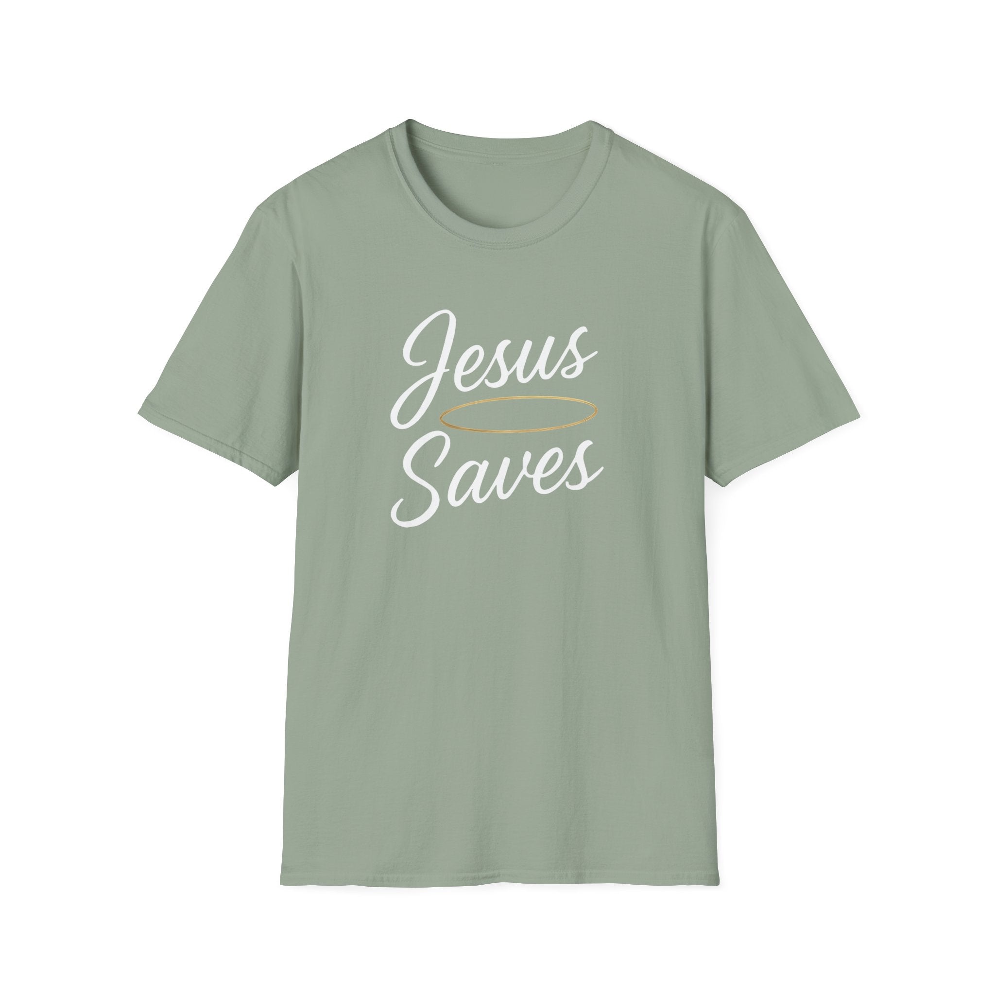 Jesus Saves Halo T-Shirt