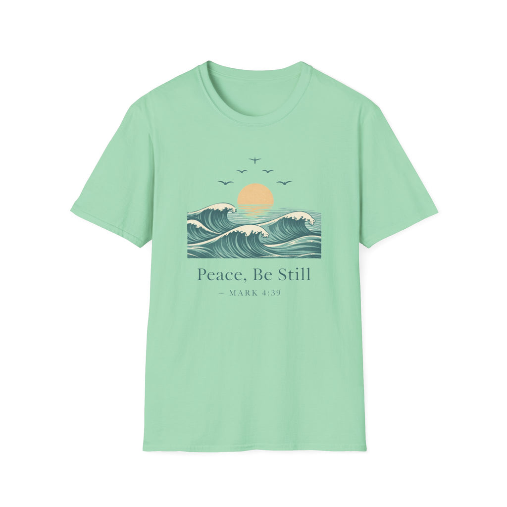 Peace Be Still  Mark 4:39 T-Shirt