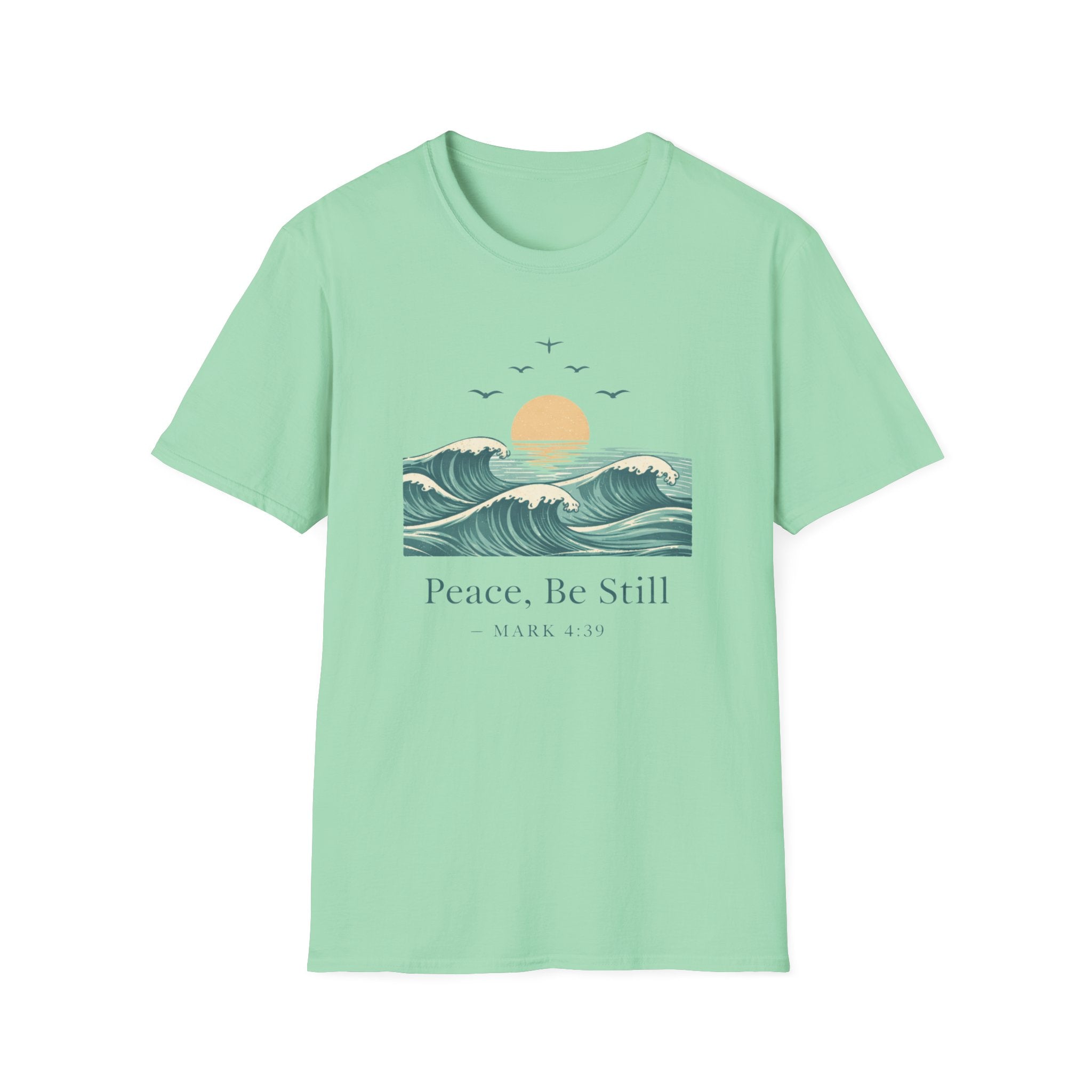 Peace Be Still  Mark 4:39 T-Shirt