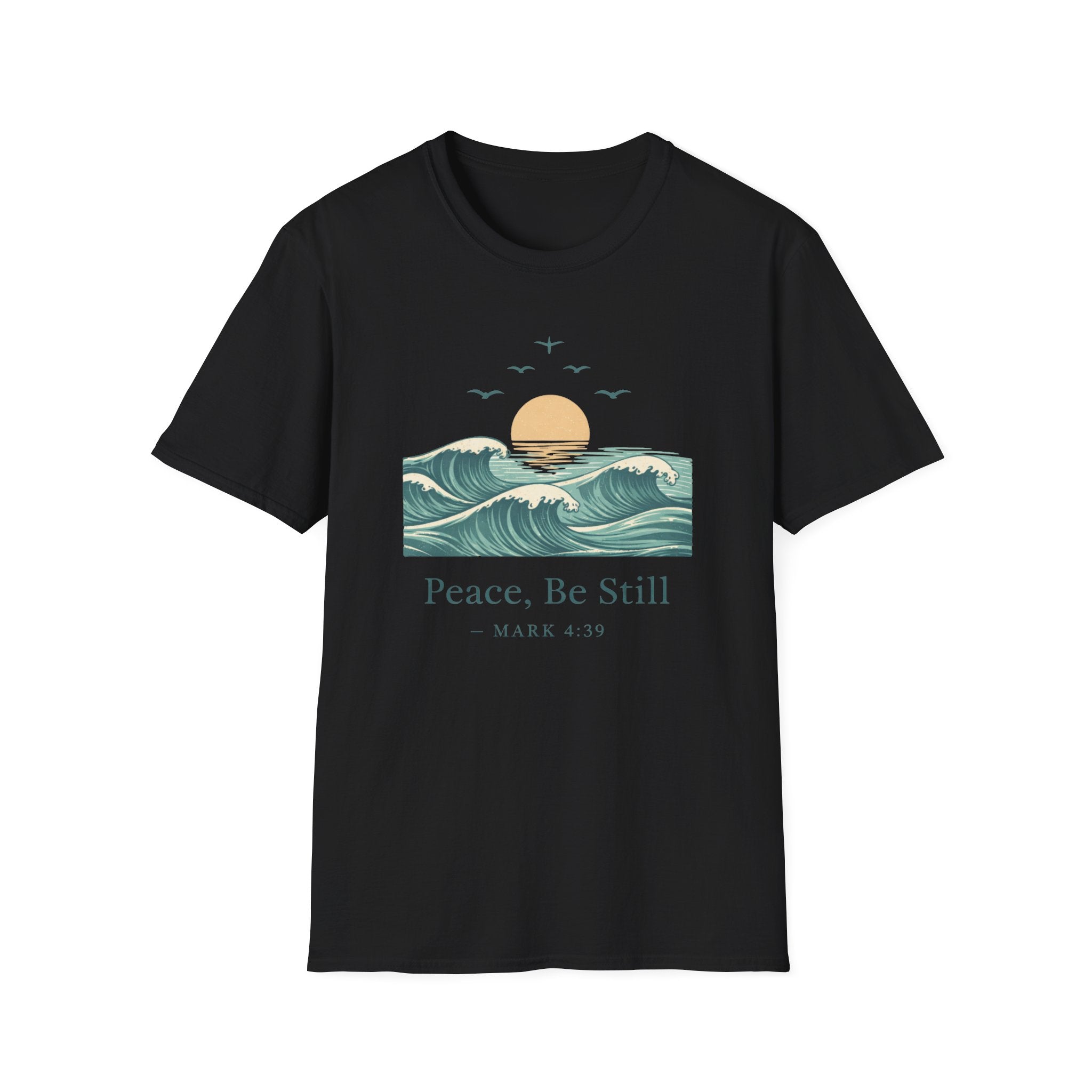 Peace Be Still  Mark 4:39 T-Shirt