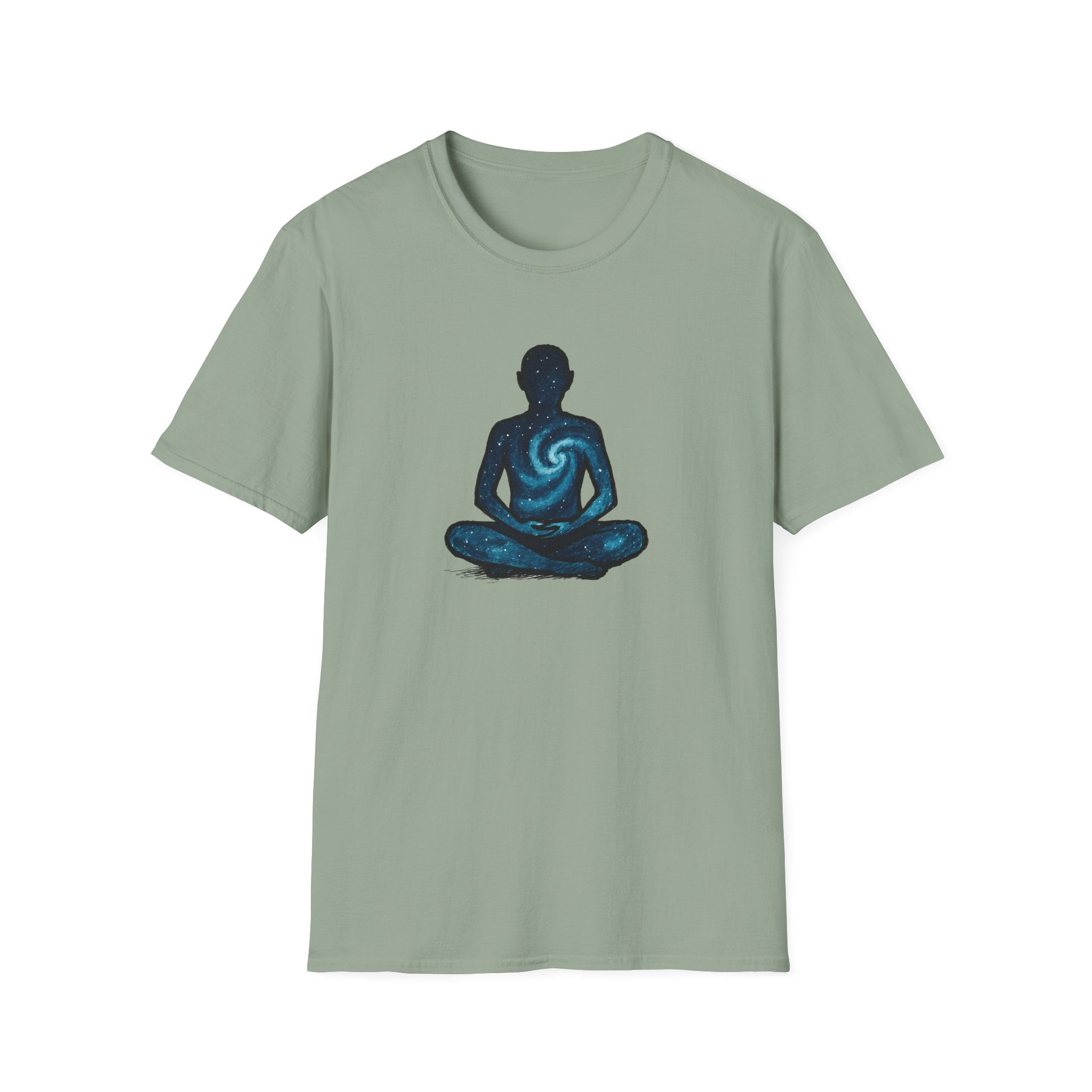 Galaxy Meditation Silhouette T-Shirt