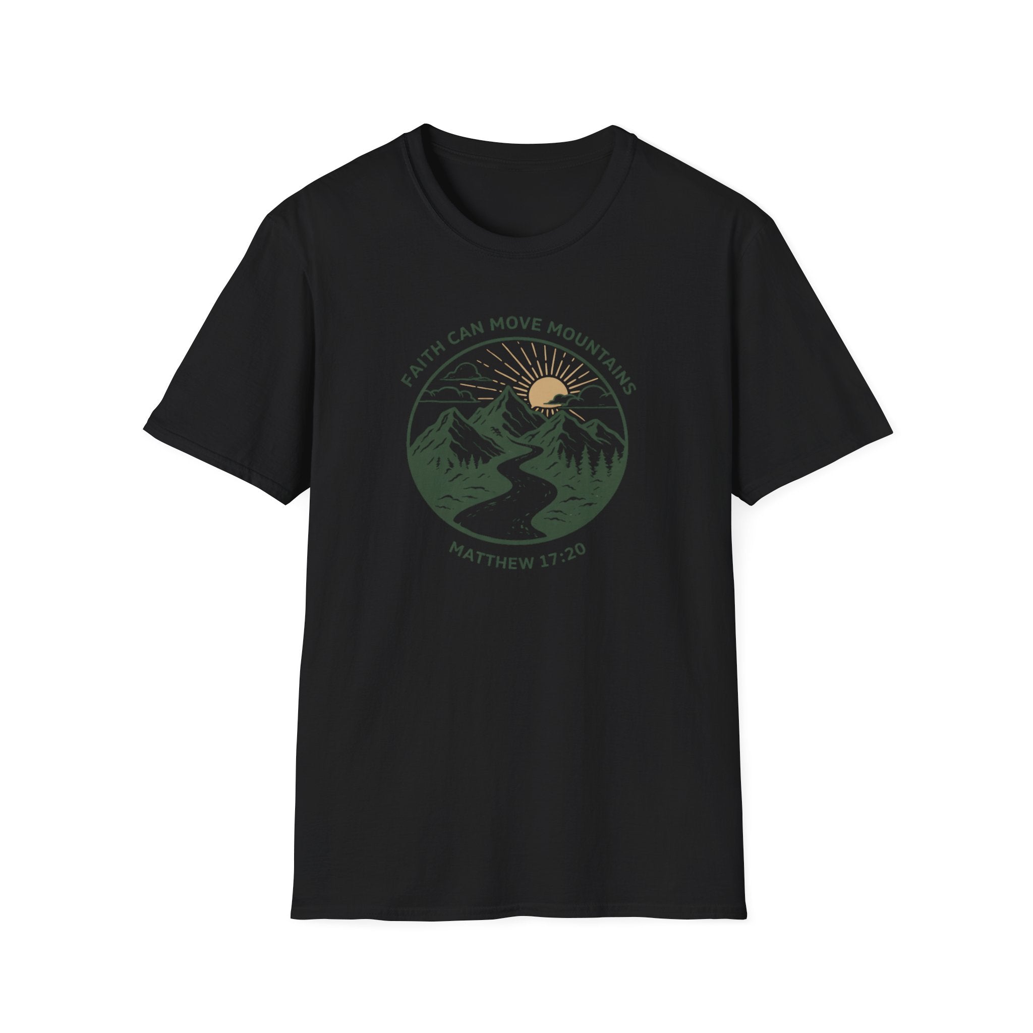 Faith Can Move Mountains Matthew 17:20 T-Shirt