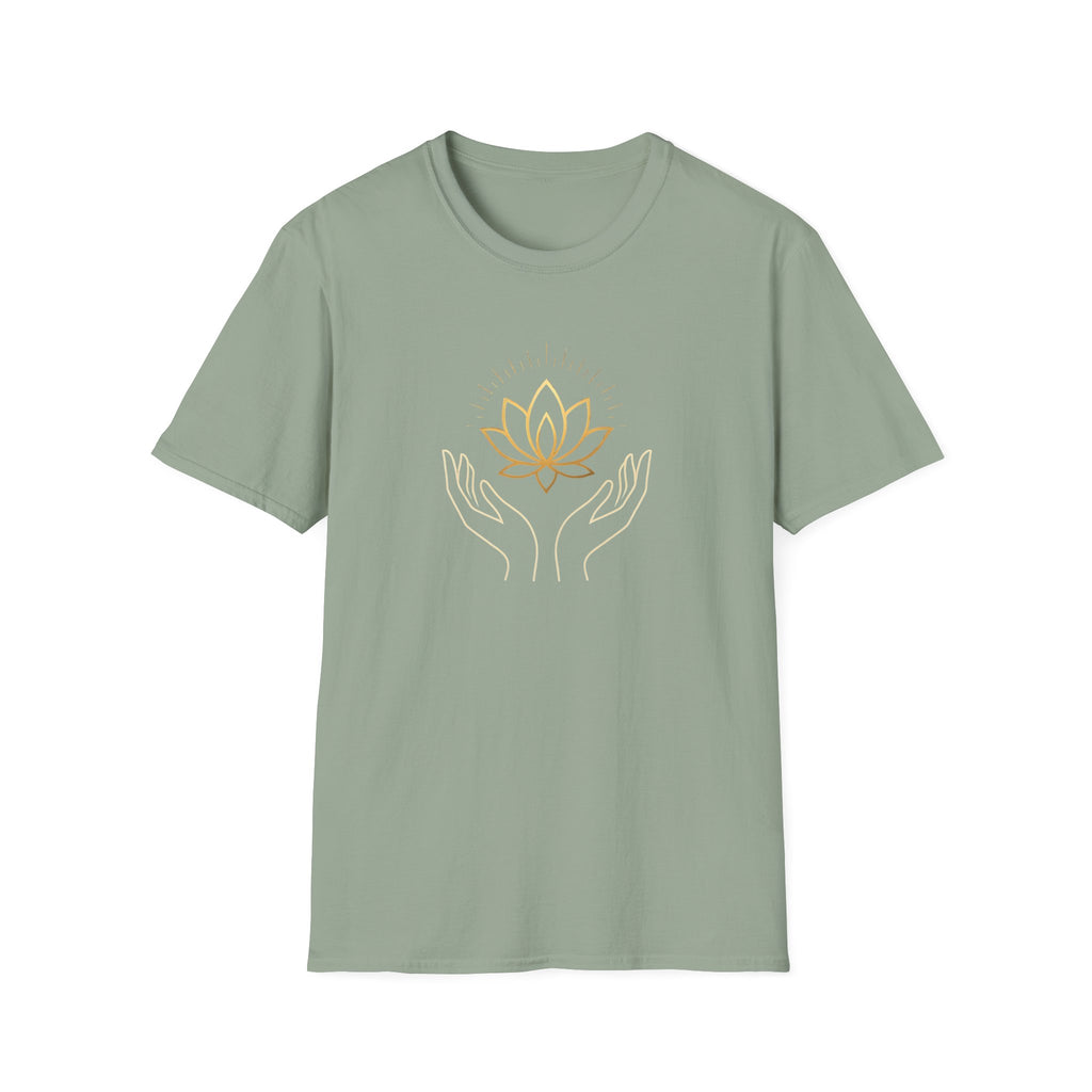 Cradling Golden Lotus T-Shirt