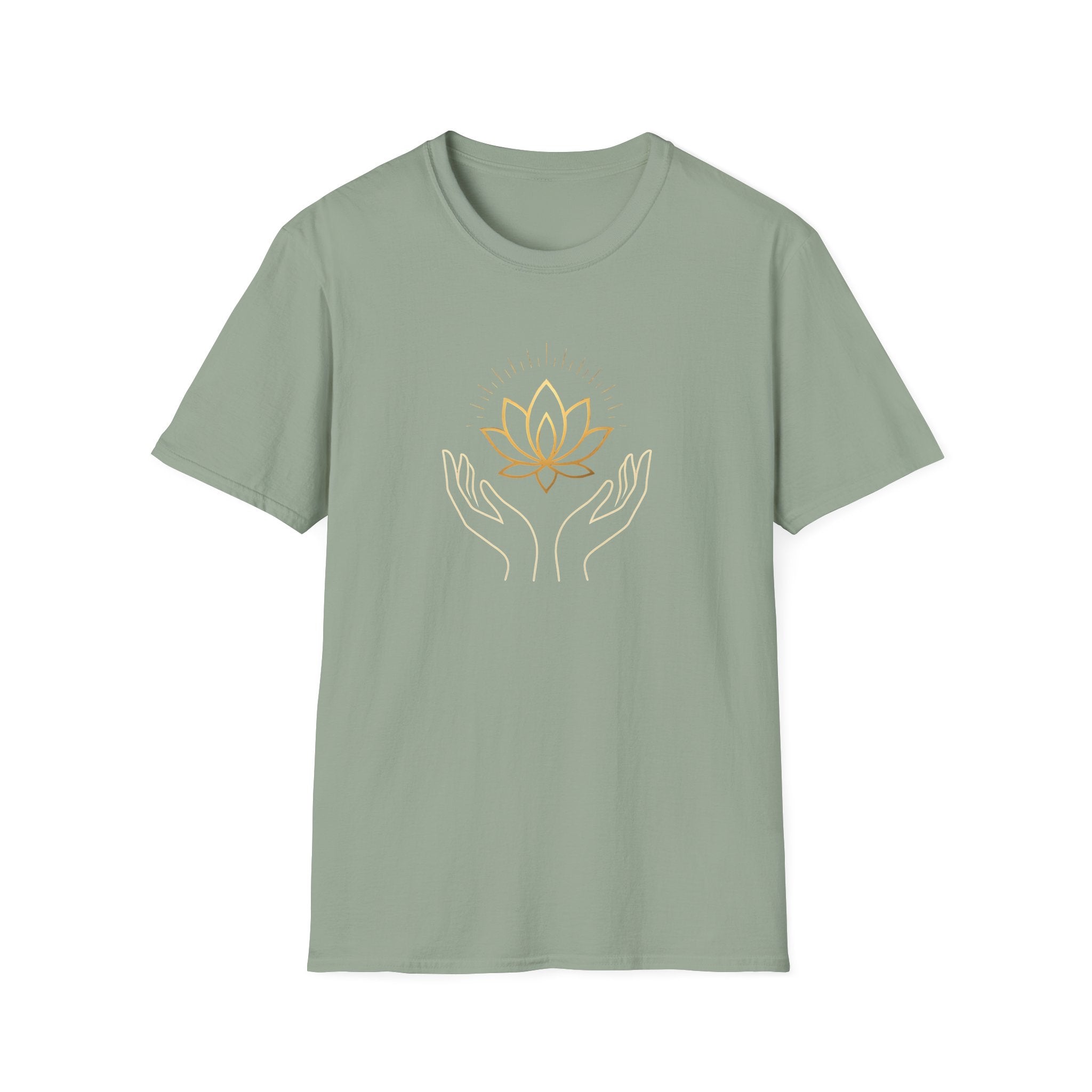 Cradling Golden Lotus T-Shirt