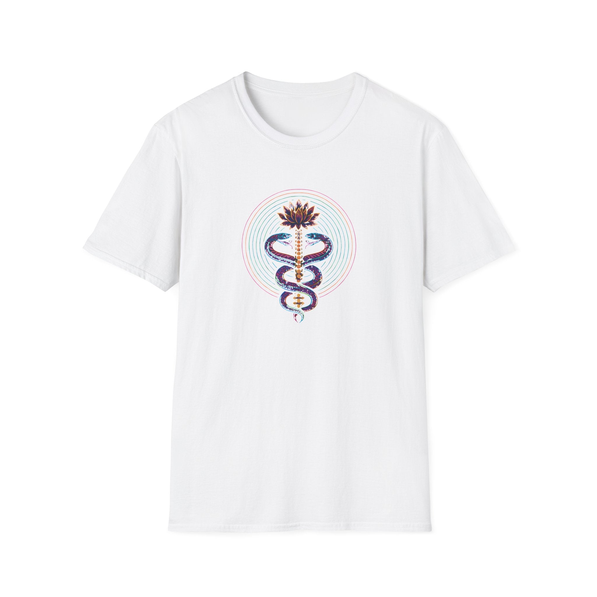 Serpents Around Lotus T-Shirt