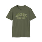 Abide John 15:4 Green Text T-Shirt