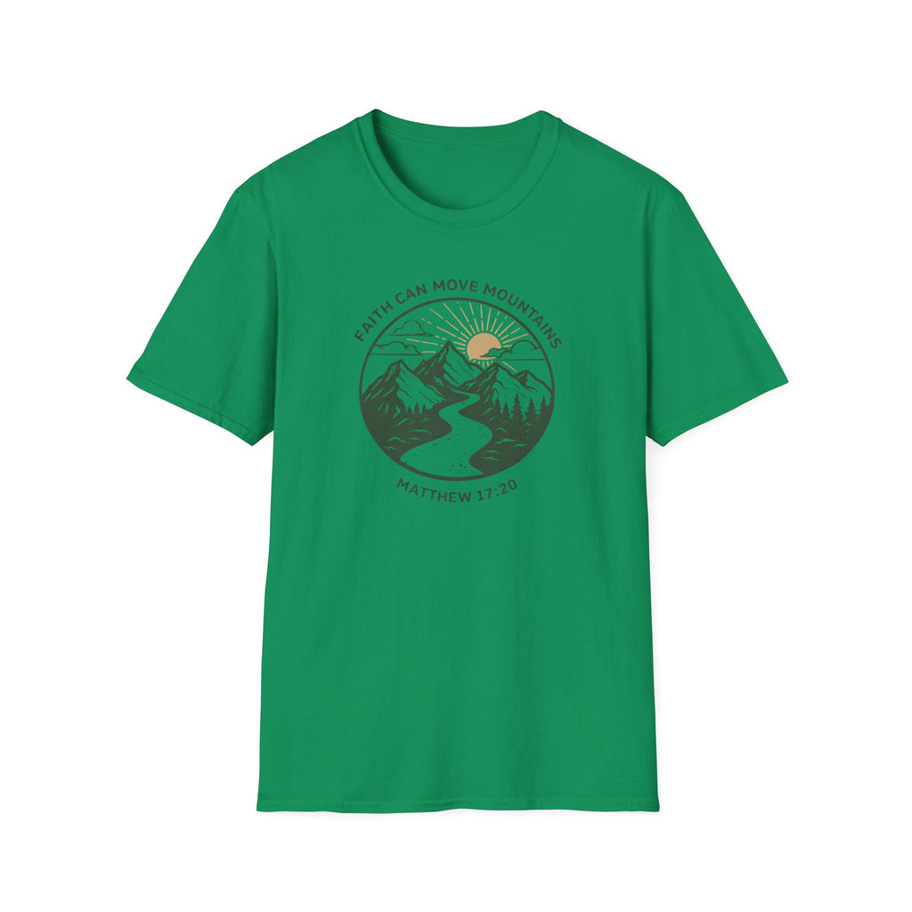 Faith Can Move Mountains Matthew 17:20 T-Shirt