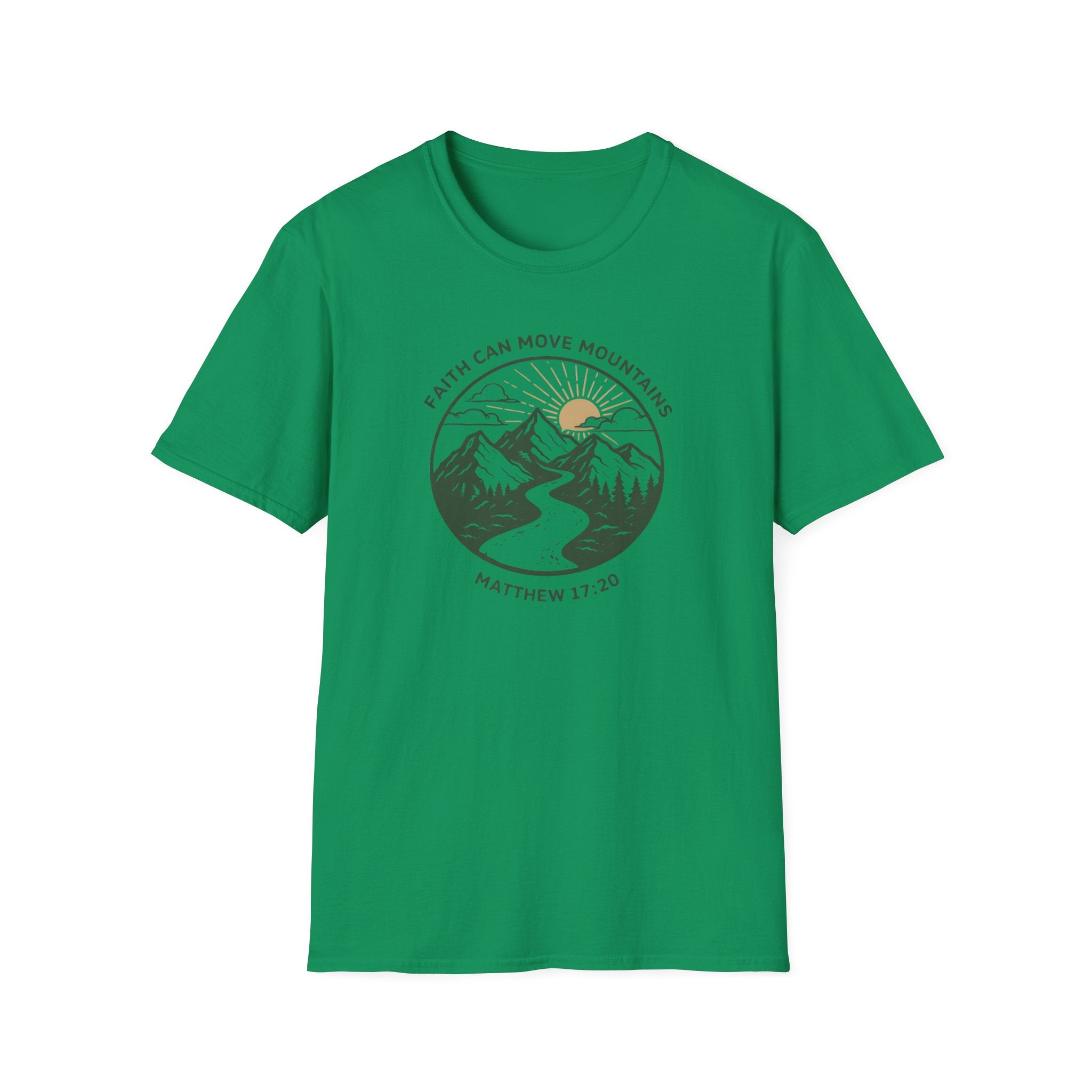 Faith Can Move Mountains Matthew 17:20 T-Shirt