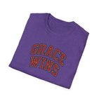 Grace Wins Bold Text T-Shirt