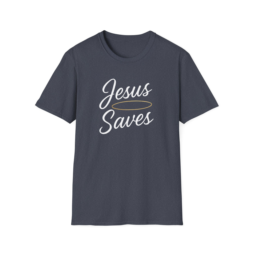 Jesus Saves Halo T-Shirt