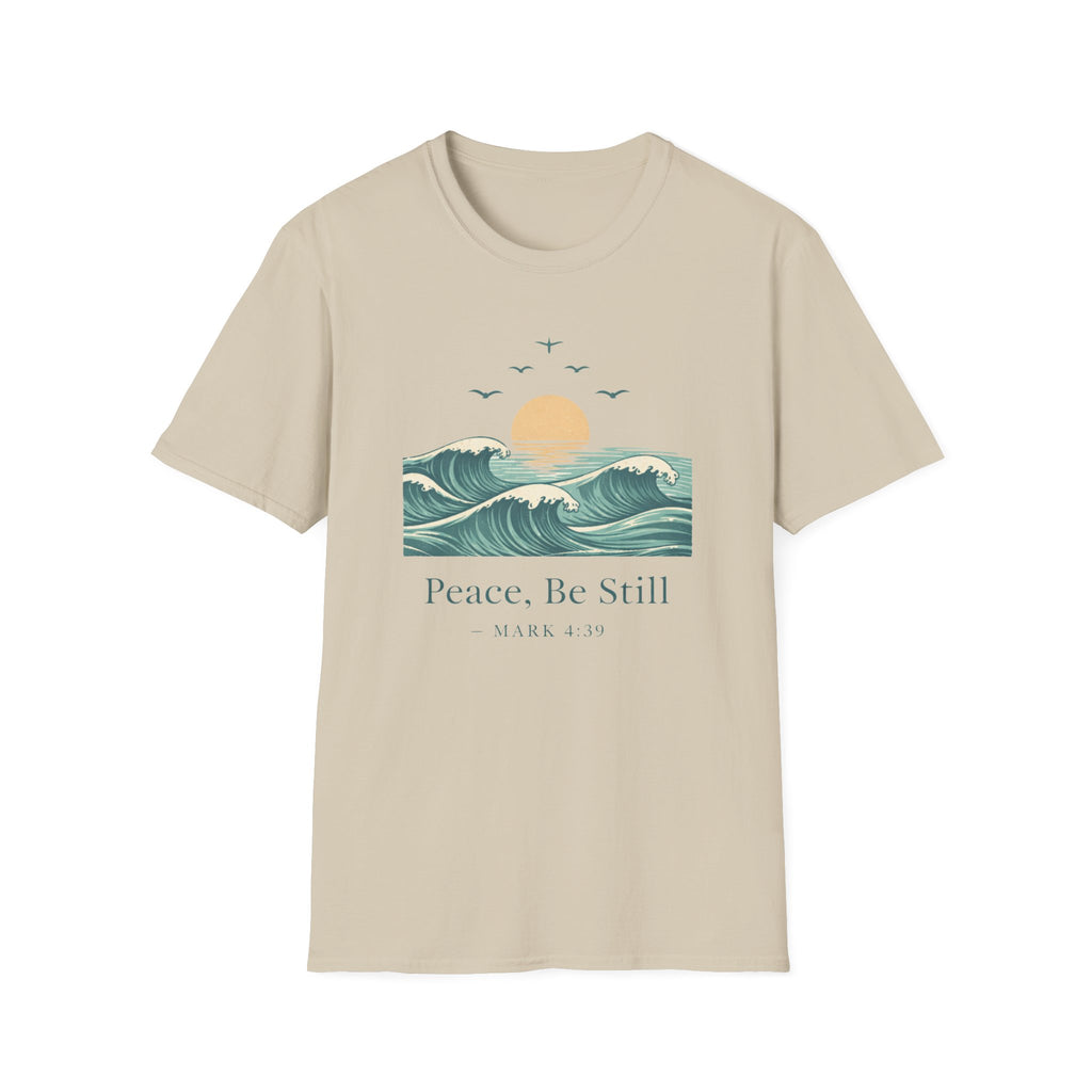 Peace Be Still  Mark 4:39 T-Shirt