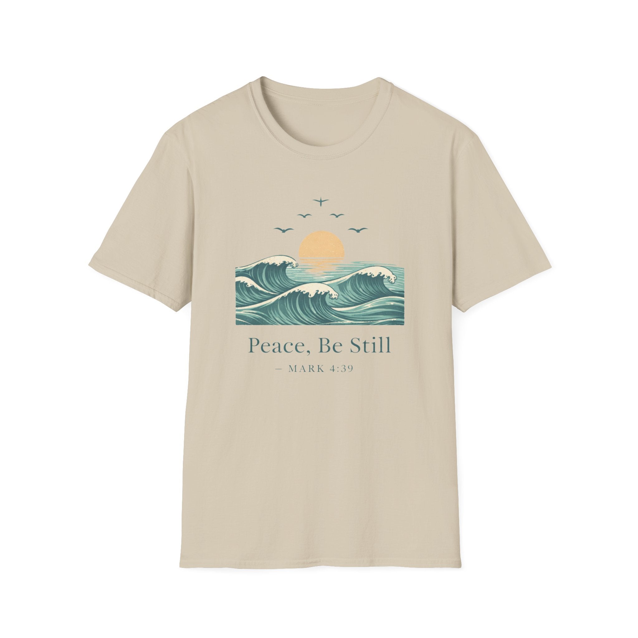 Peace Be Still  Mark 4:39 T-Shirt